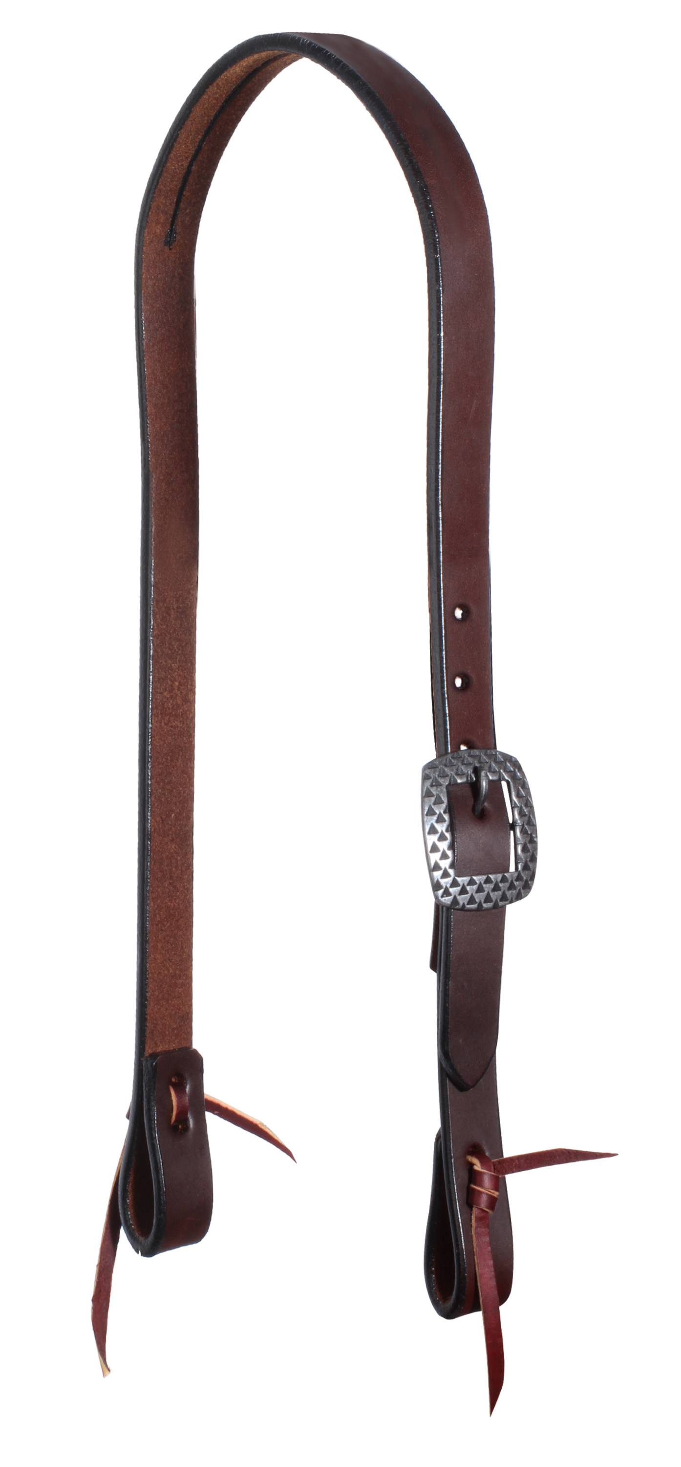 Professionals Choice 1 Oiled Split Ear Headstall Oiled