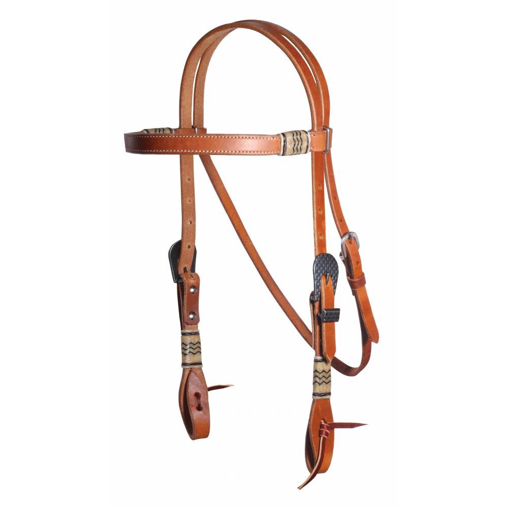 Professionals Choice Browband Headstall With Rawhide