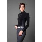 Alessandro Albanese Ladies CleanCool Half Zip Long Sleeve Top