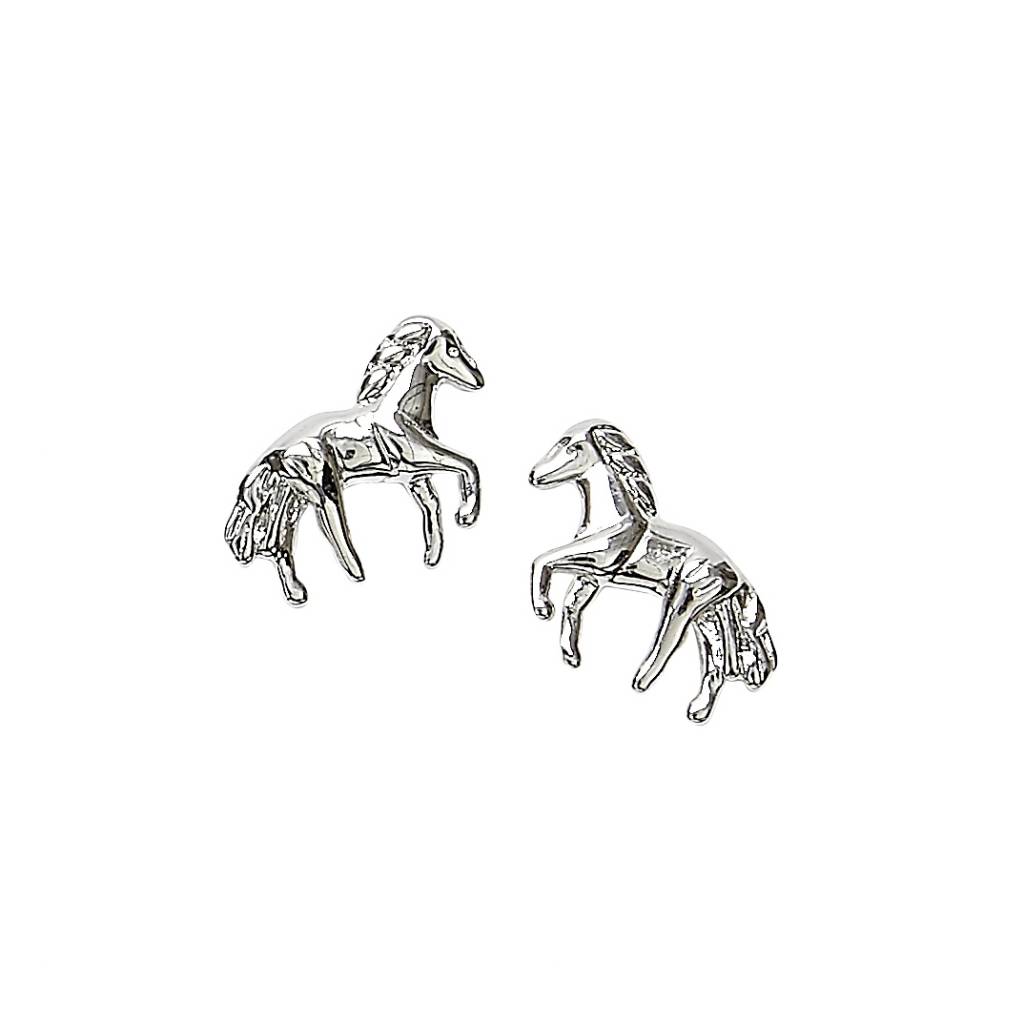 AWST Int'l Sterling Silver Mini Horse Earrings