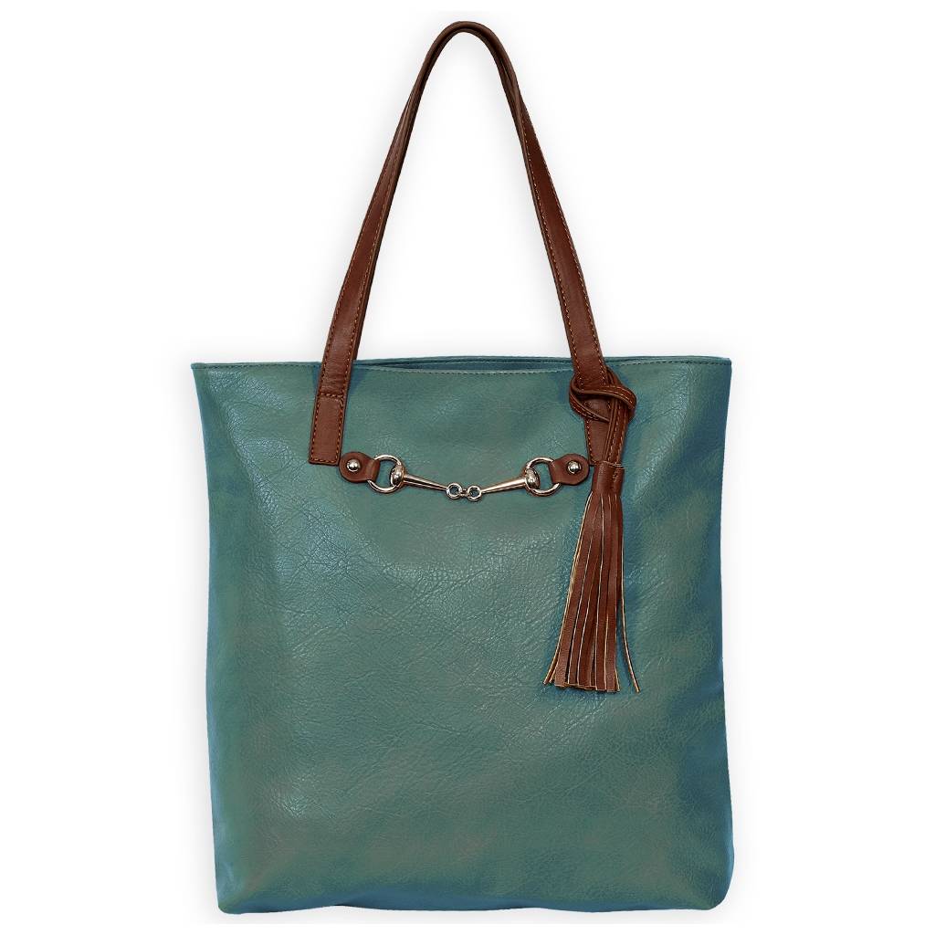 AWST Int'l Snaffle Bit Tote Bag with Tassel