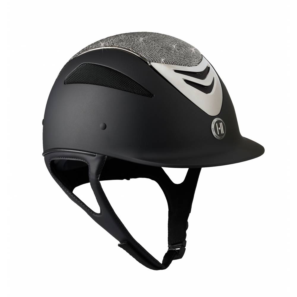 One K Defender Glamour Chrome Stripe Helmet | EquestrianCollections