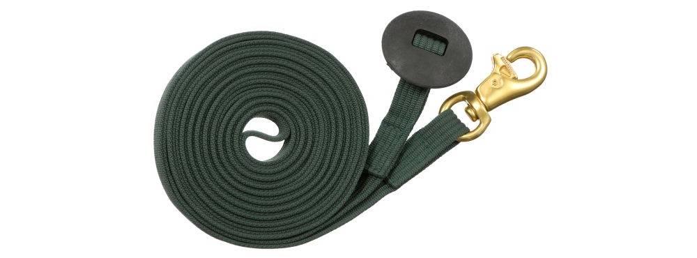 Tough-1 German Cord Cotton Lunge Line with Heavy Snap