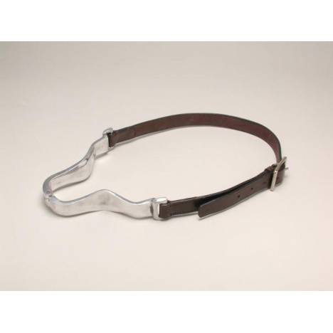 Tough-1 Aluminum Hinge Cribbing Collar with Leather Strap