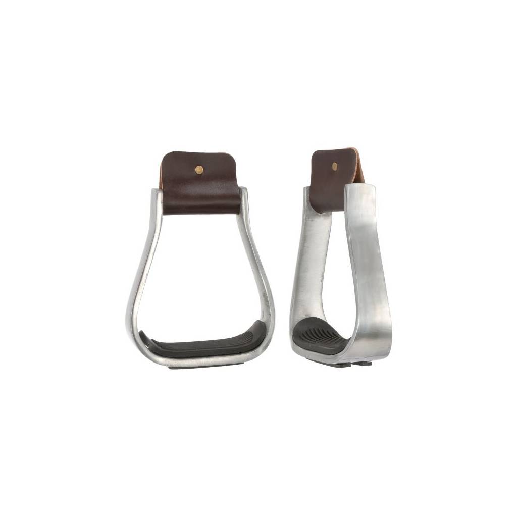 3" Aluminum Stirrups with Rubber Pad