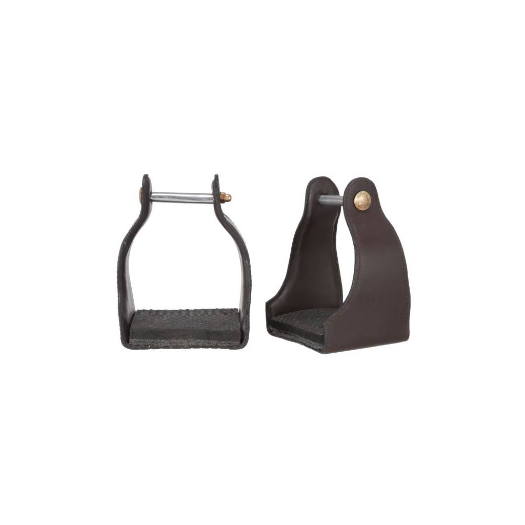 Royal King Leather Covered Endurance Stirrup