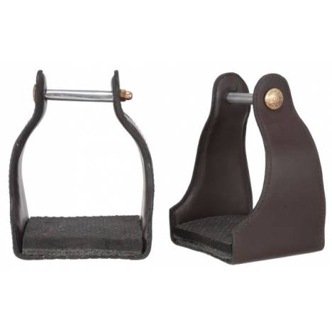 Royal King Leather Covered Endurance Stirrup