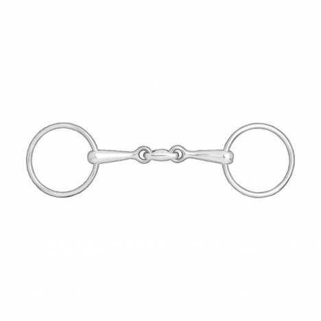 Horze Double Jointed Loose Ring Snaffle Bit