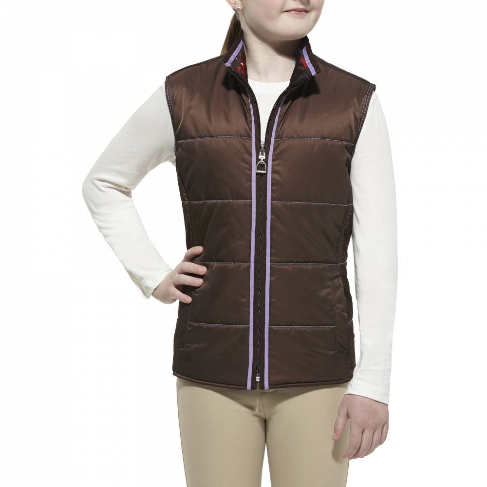 Ariat Laurel Vest Kids, Coffee Bean EquestrianCollections
