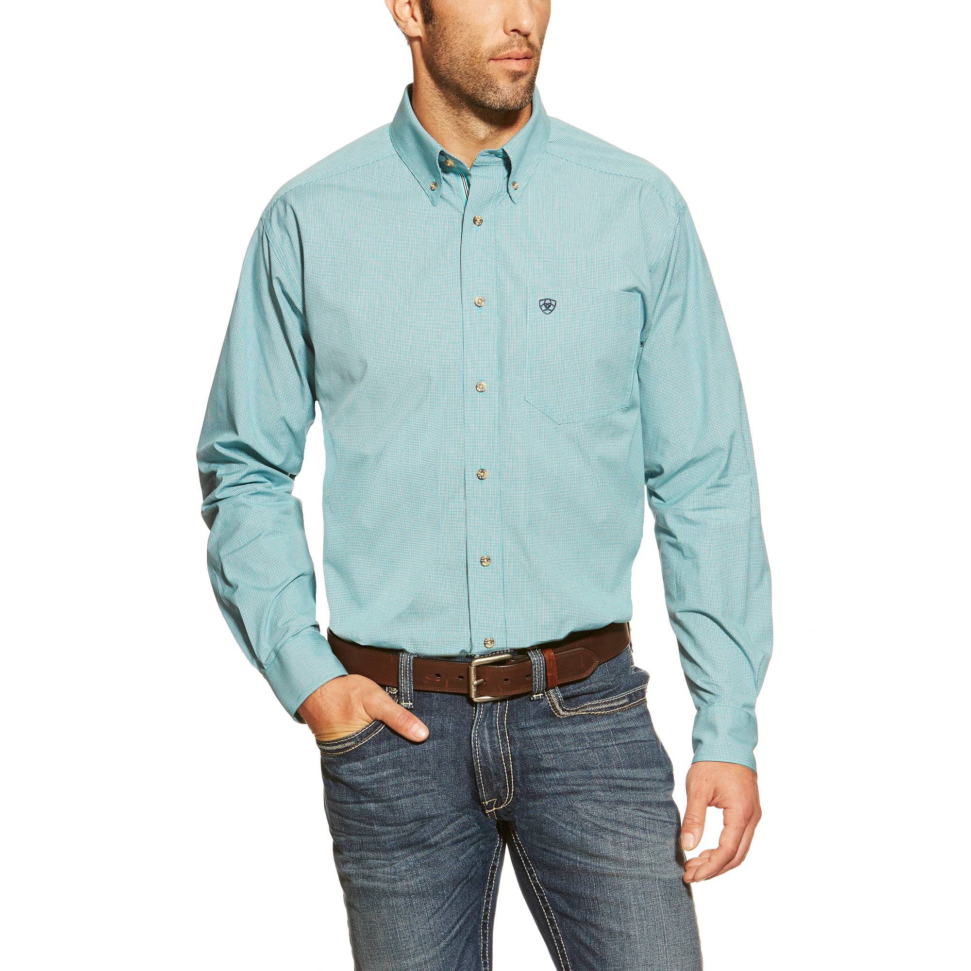 6-175193 Ariat Mens Kingston Prf Shirt sku 6-175193