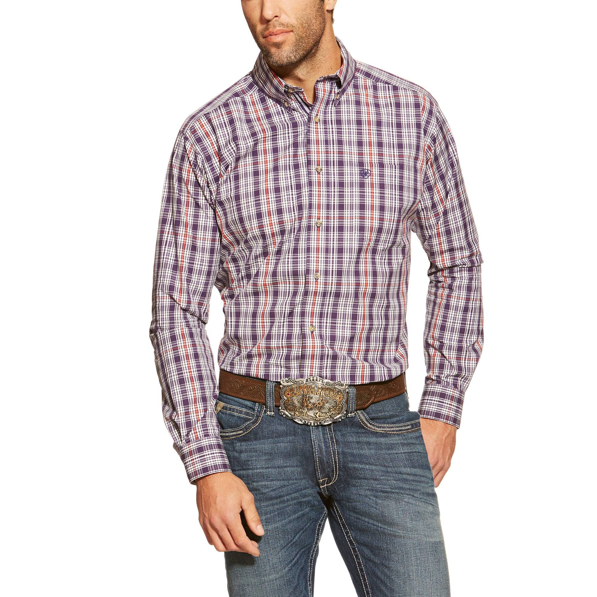 6-175562 Ariat Mens Bentley Performance Shirt sku 6-175562