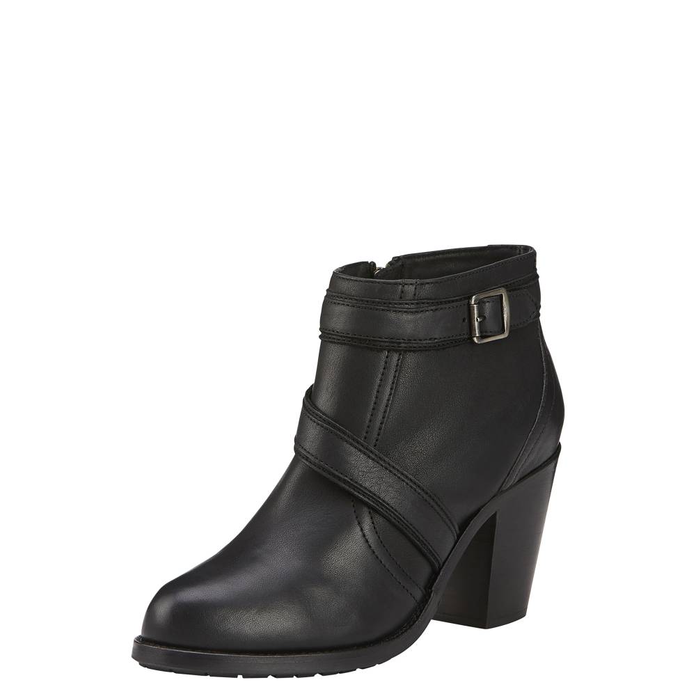 Ariat Ready To Go Ankle Boot - Ladies - Black Carbon