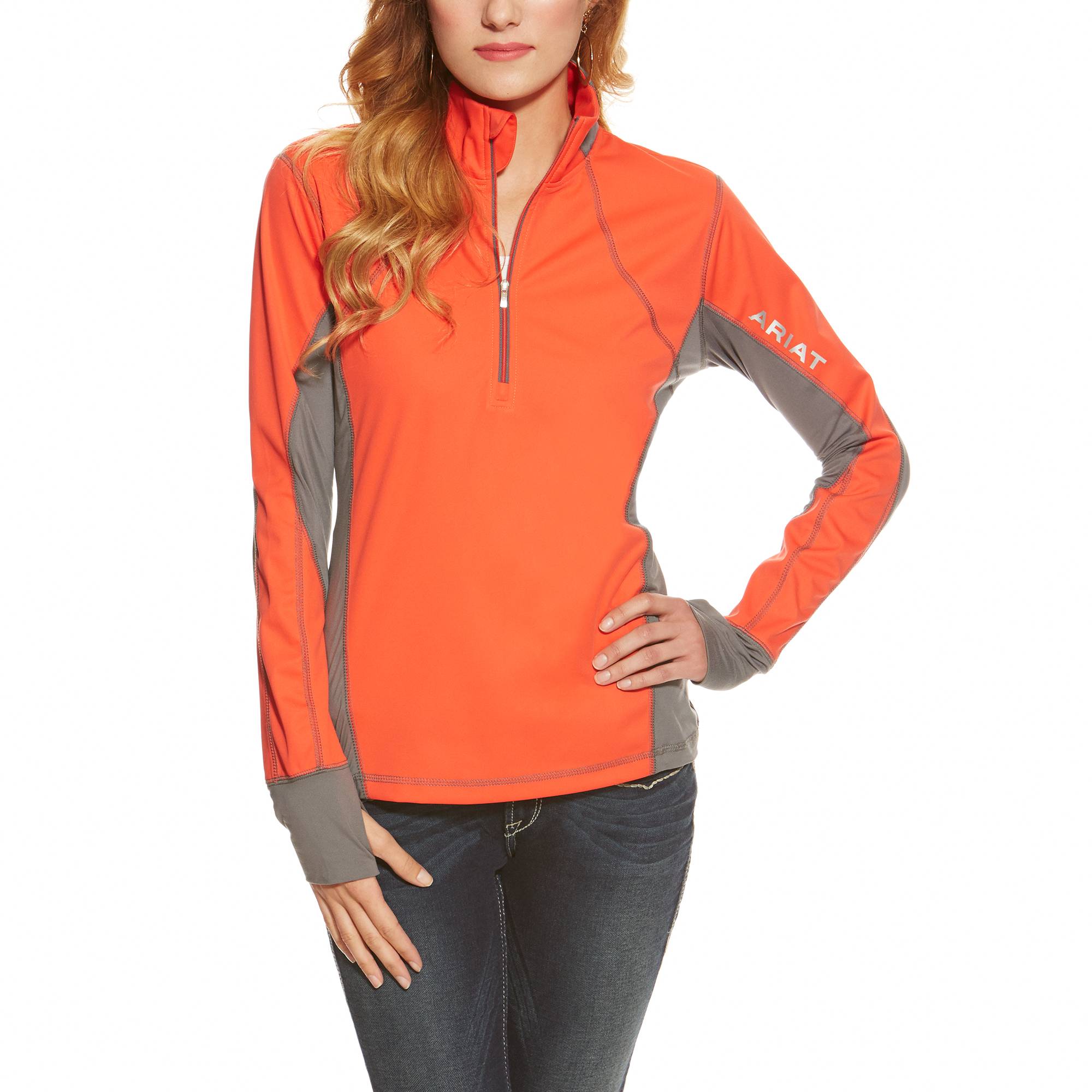 Ariat Bryce Pullover Ladies Red Coral