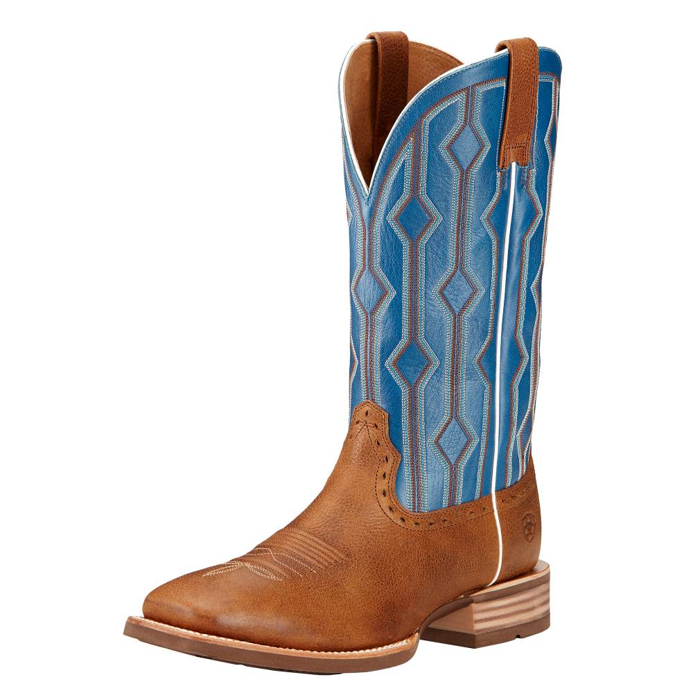 Ariat Live Wire Boots - Mens - Copper Kettle/ Royal