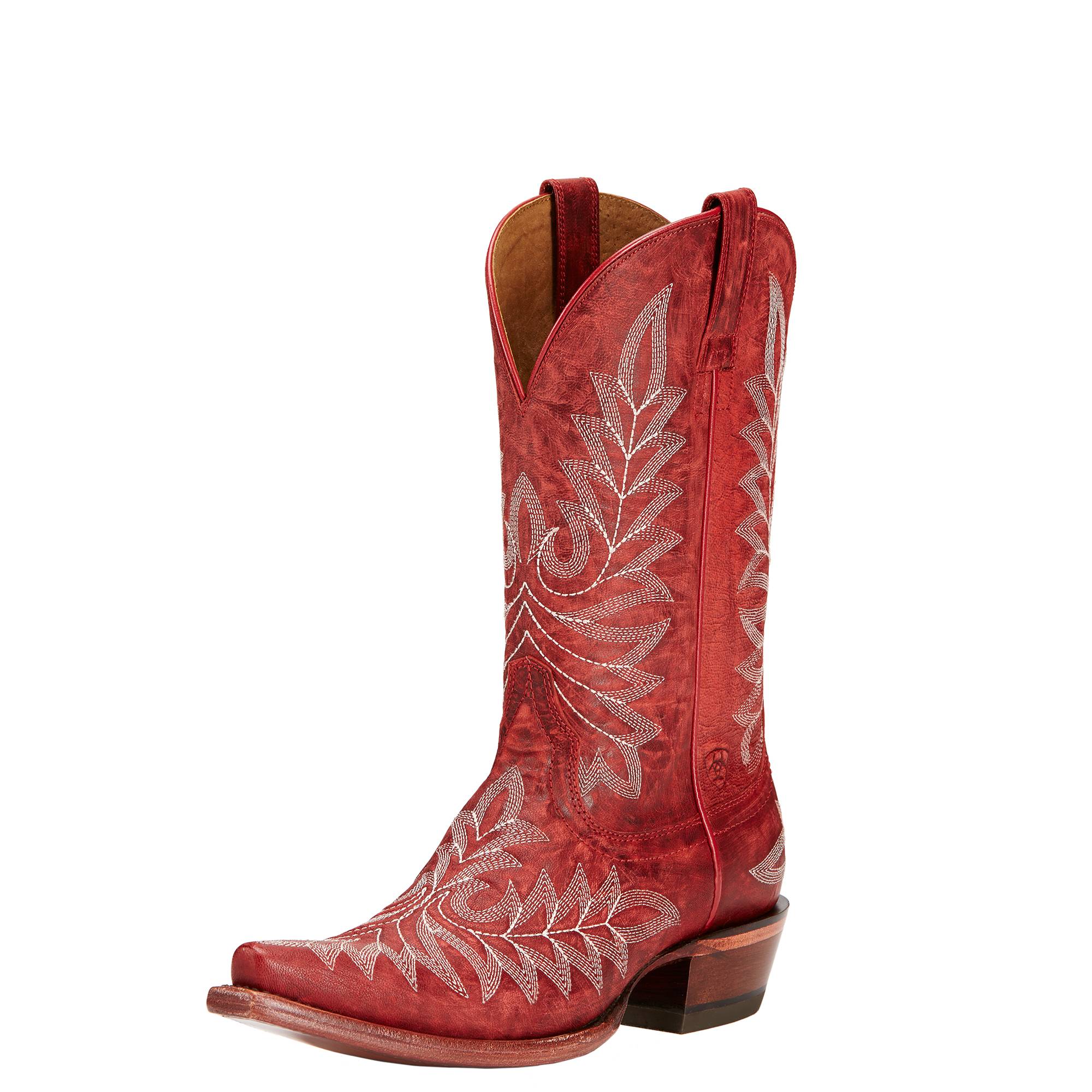 Ariat Brooklyn Boots - Ladies - Revel Red