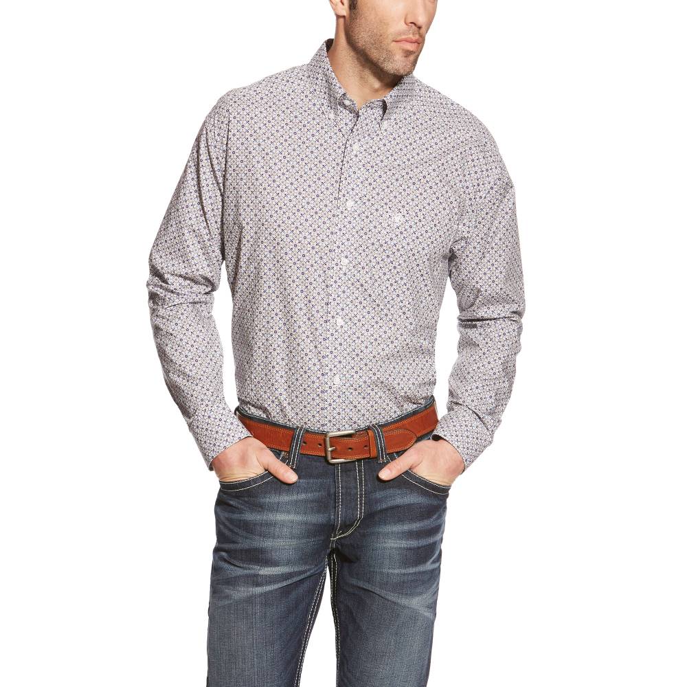 Ariat Richmond Long Sleeve Shirt - Mens - White