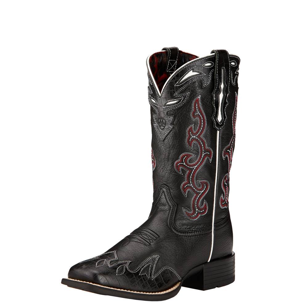 ariat rambler black deertan