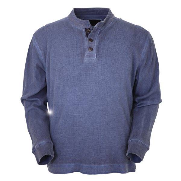 6-185692 Outback Trading Thermal Henley - Mens sku 6-185692