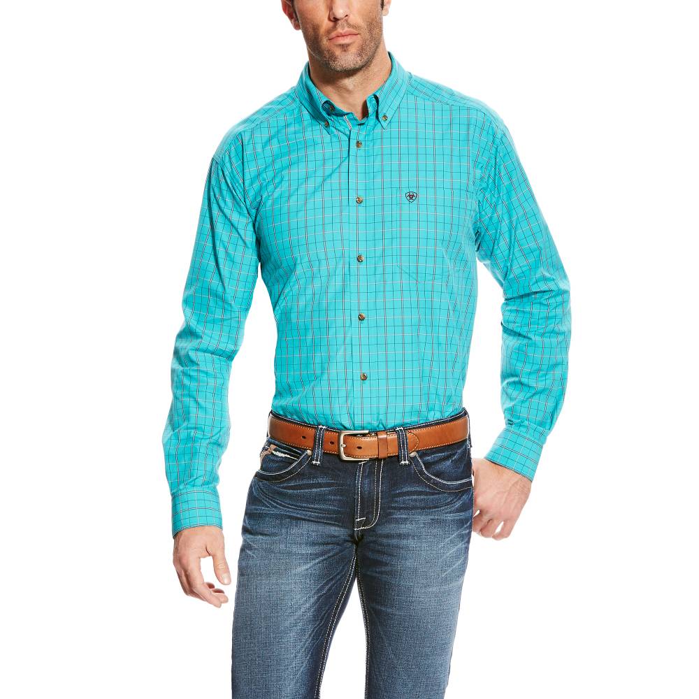 Ariat Ashland Long Sleeve Performance Shirt Mens Drift