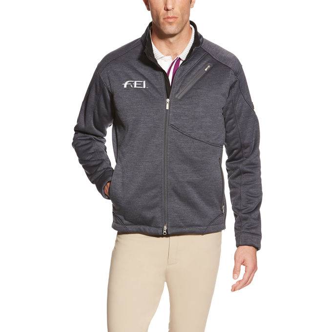 Ariat FEI Tek Fleece - Mens - Charcoal Heather