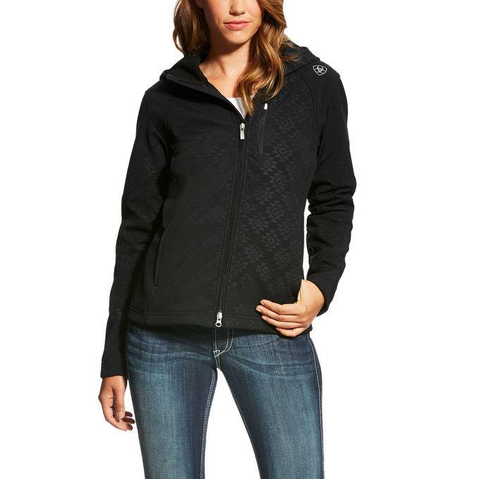 6-194383 Ariat Dawson Softshell Jacket - Ladies - Black sku 6-194383