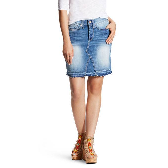 Ariat Ella Deconstructed Denim Skirt - Ladies -Lulu