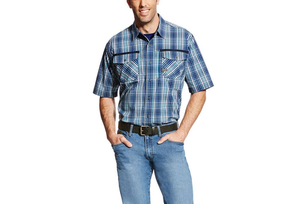 ariat-rebar-short-sleeve-work-shirt-mens-navy-plaid