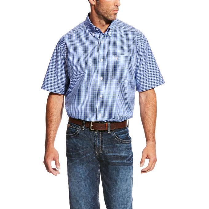 6-195070 Ariat Marrick Short Sleeve Performance Shirt - Men sku 6-195070