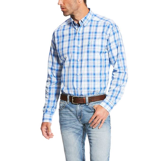 6-195079 Ariat Mustang Long Sleeve Performance Shirt - Mens sku 6-195079