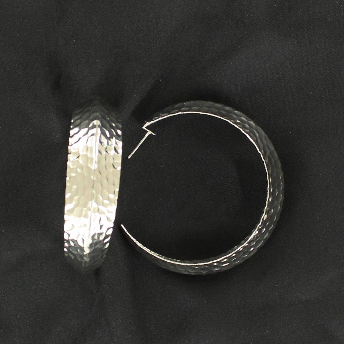 6-197354 Hammered Hoop Earrings sku 6-197354