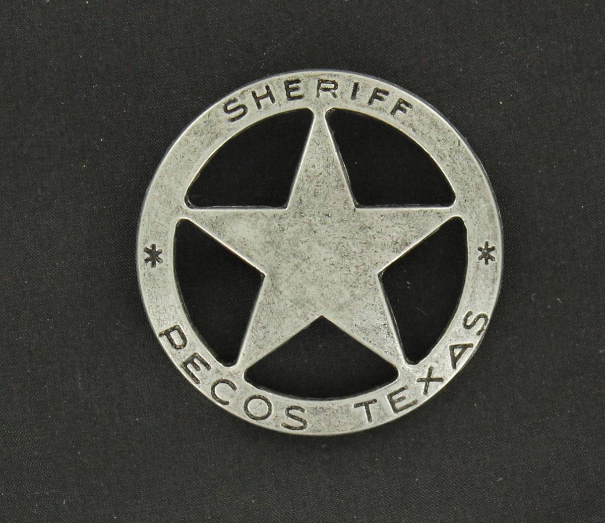 6-197398 Pecos Sheriff Toy Badge sku 6-197398