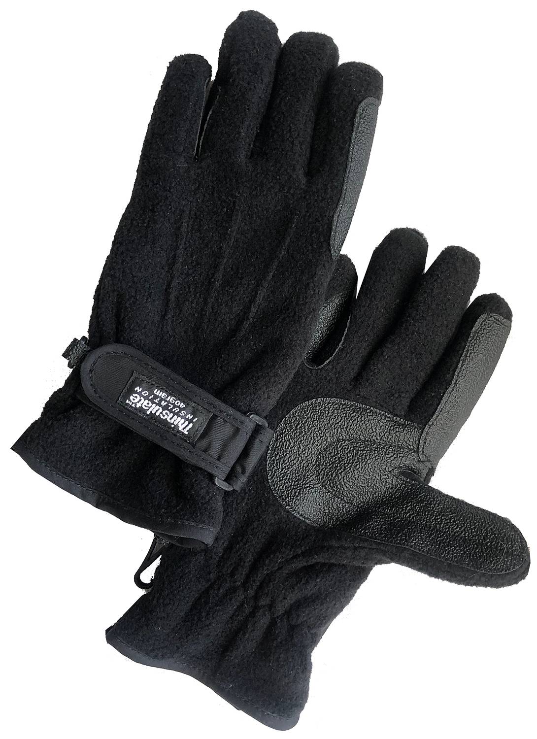 Thinsulate Fleece Riding Gloves with Grip Palm