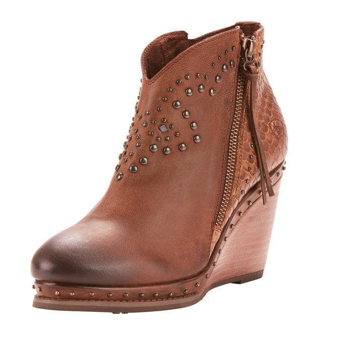 Ariat Stax - Ladies - Weathered Russet/Diamondbck Tan