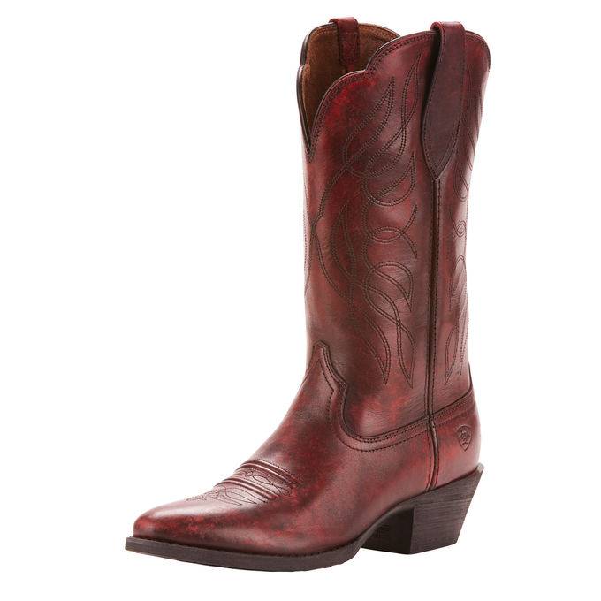 Ariat Heritage Western R Toe - Ladies - Ombre Red