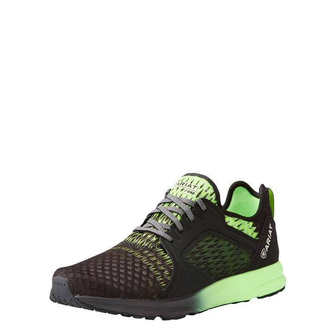 Ariat Fuse Lime - Mens - Black Ombre Mesh