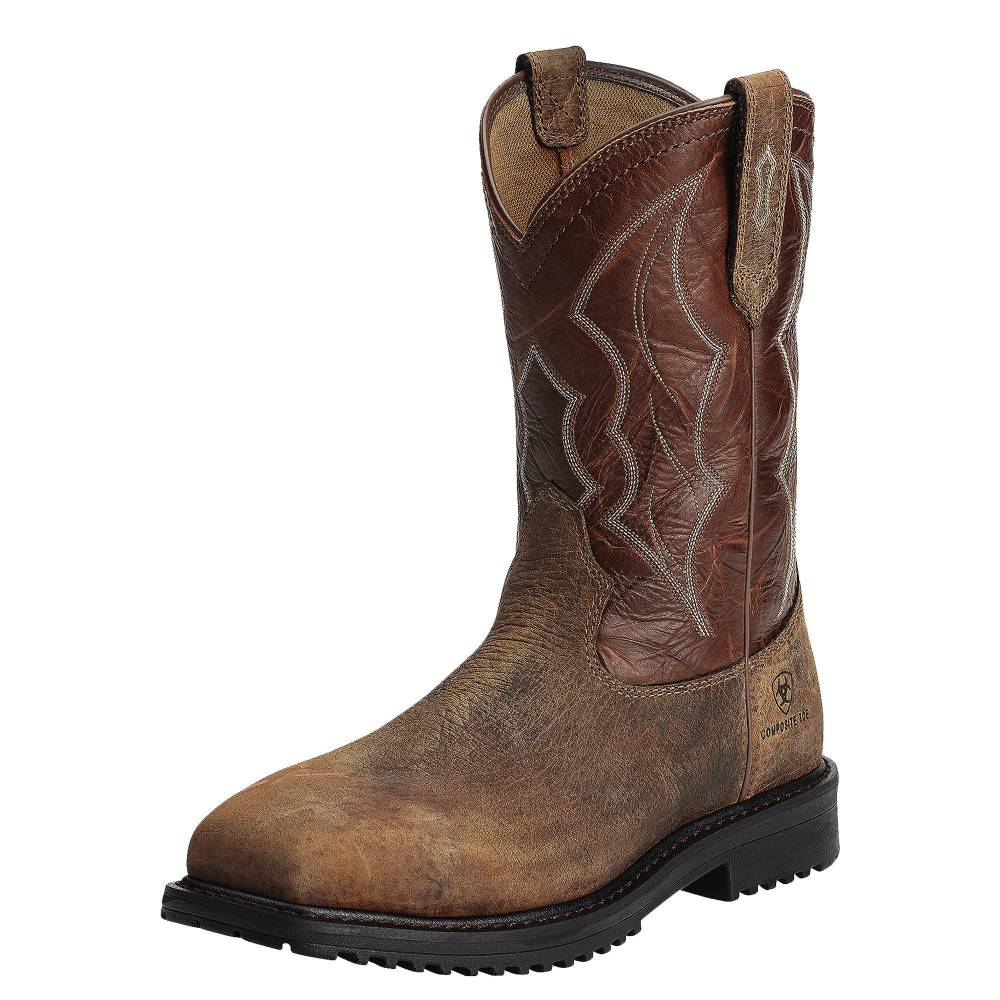 Ariat Mens RigTek Wide Square Composite Toe Work Boots