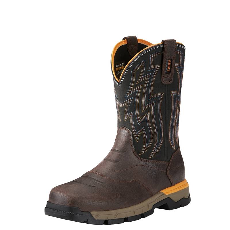 Ariat Mens Rebar Flex Western Work Boots