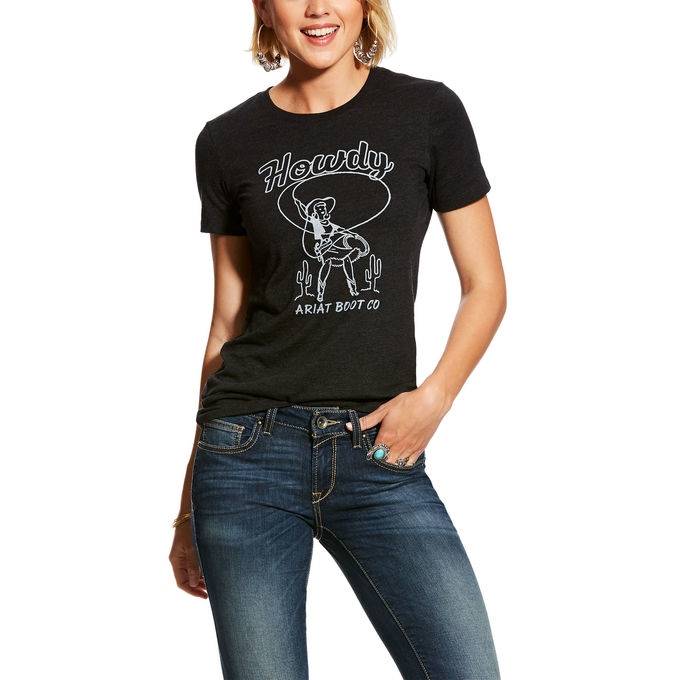 Ariat Ladies Howdy Wrangle Tee