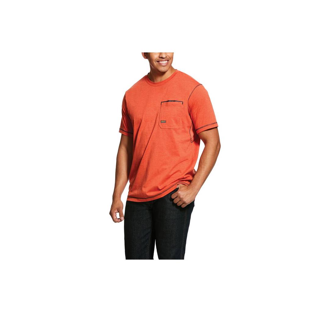 Ariat Mens Rebar Workman Crew T-Shirt