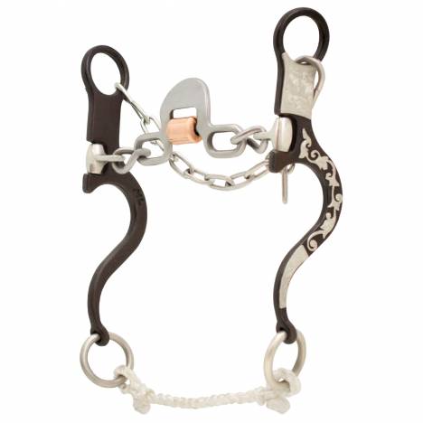 Partrade Cowboy Tack Tyler Magnus Series Loose Ring Chain Spoon Bit