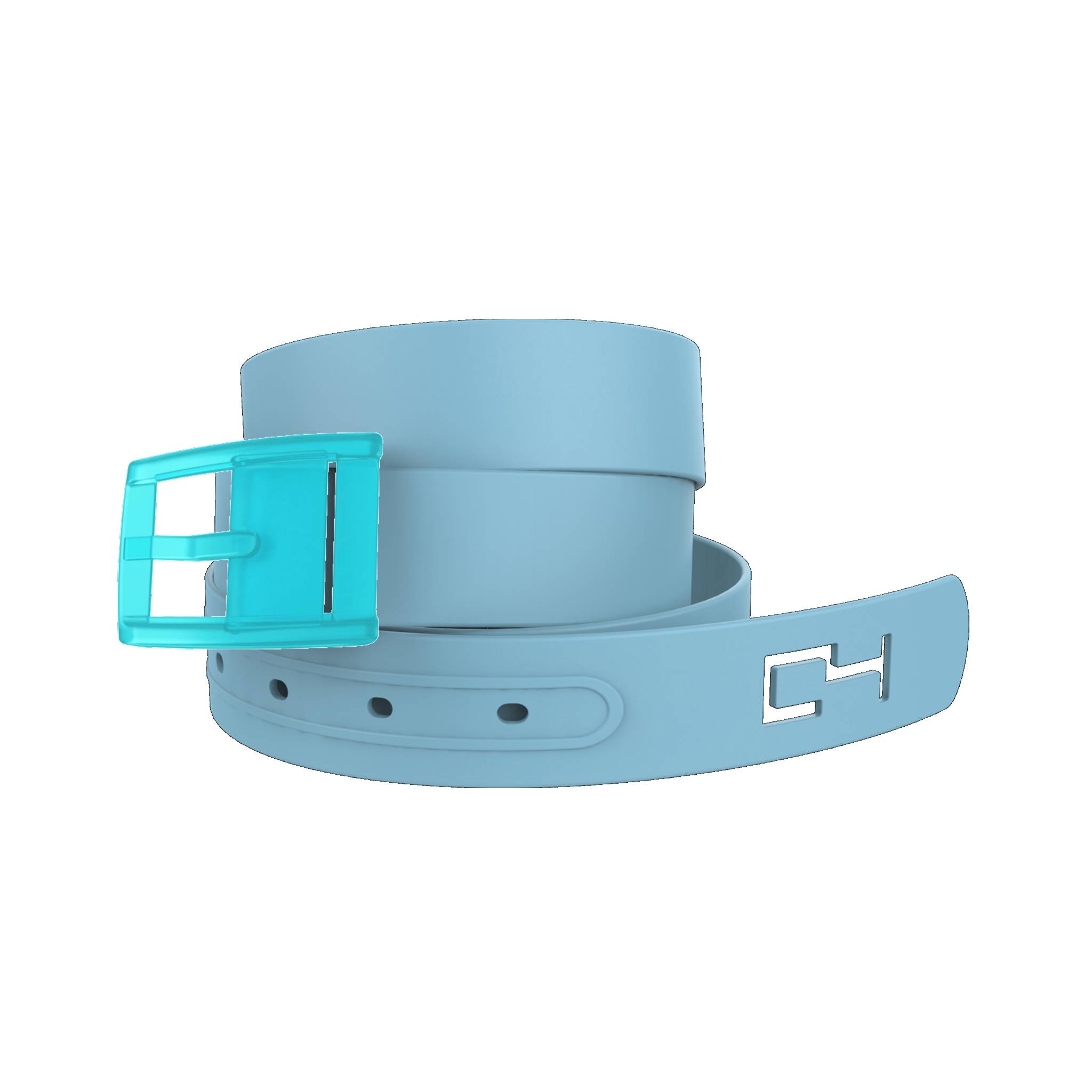 C4 Belt Classic Baby Blue Belt with Baby Blue Buckle Combo