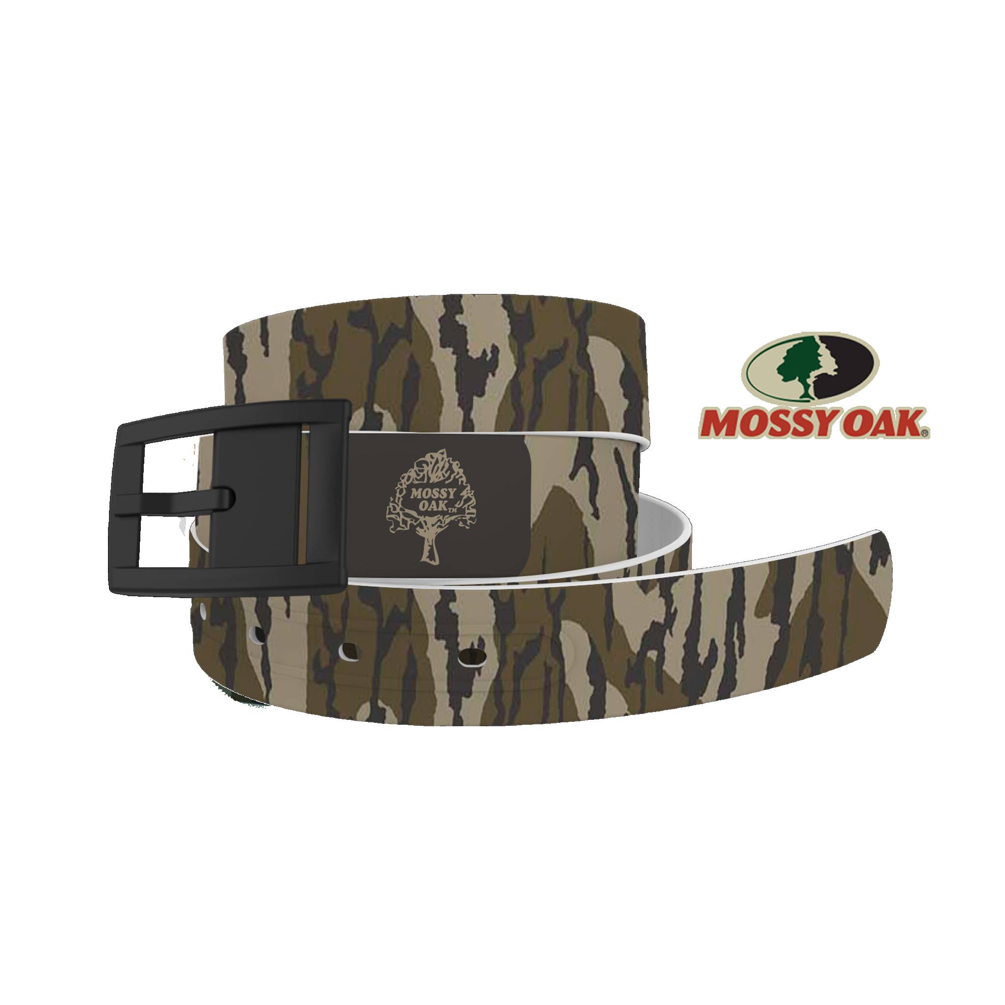 C4 Belt Mossy Oak - Bottomland Heritage Classic Belt with Black Buckle Combo