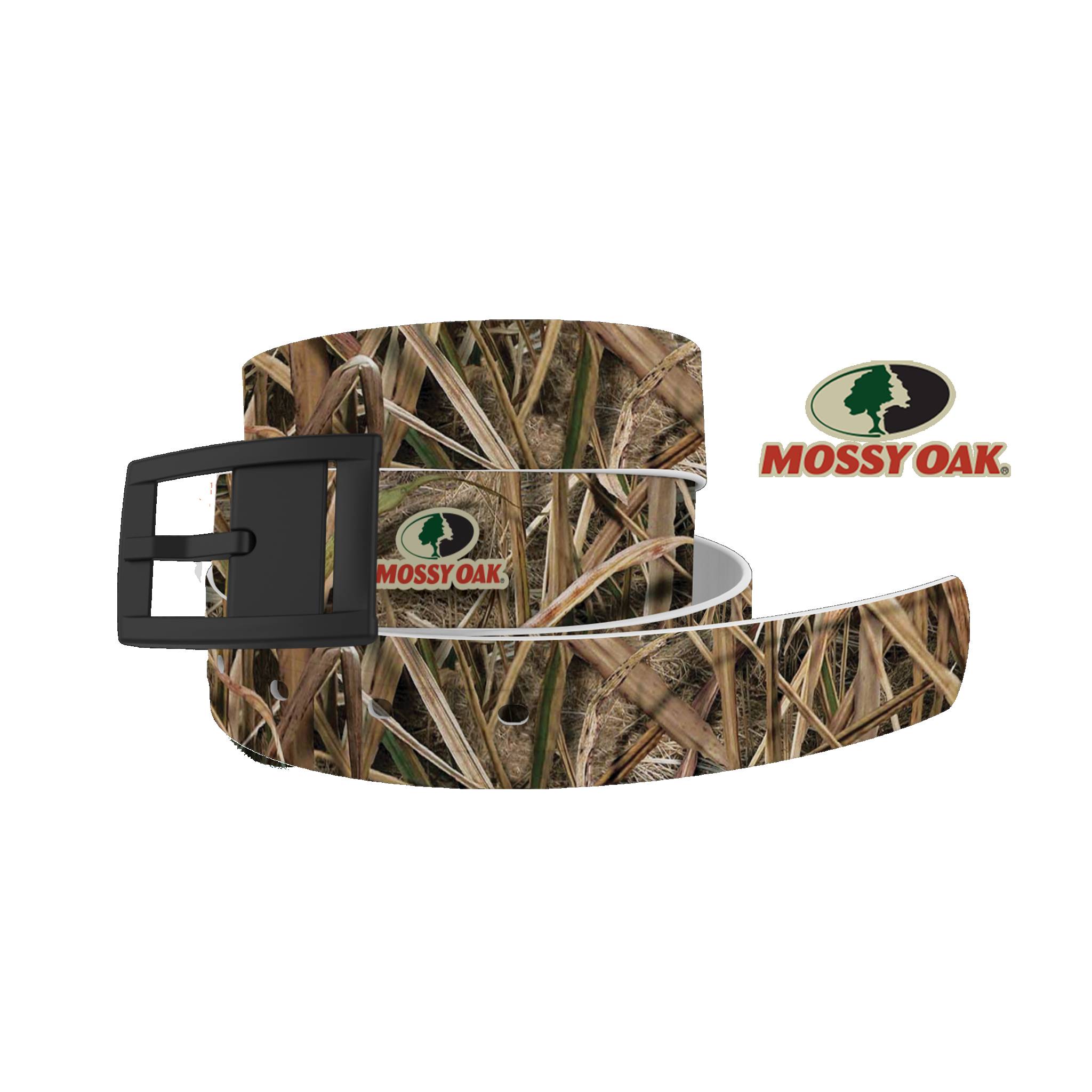 C4 Belt Mossy Oak - Shadow Grass Blades Brand Belt with Black Buckle Combo