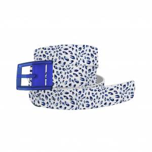 C4 Belt San Soleil Bobcat Navy Belt with Blue Buckle Combo