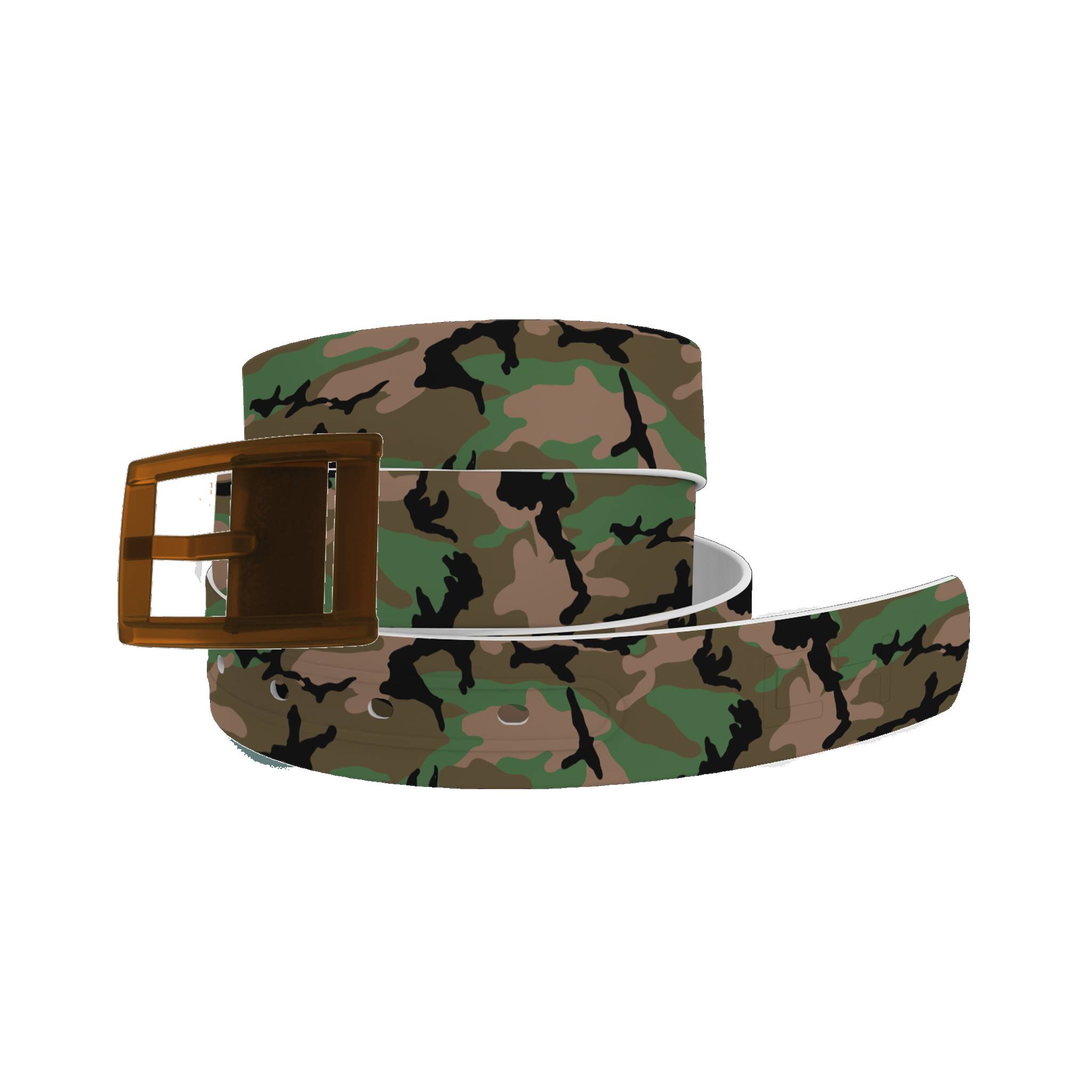 C4 Belt Kahki Camo Belt with Brown Buckle Combo