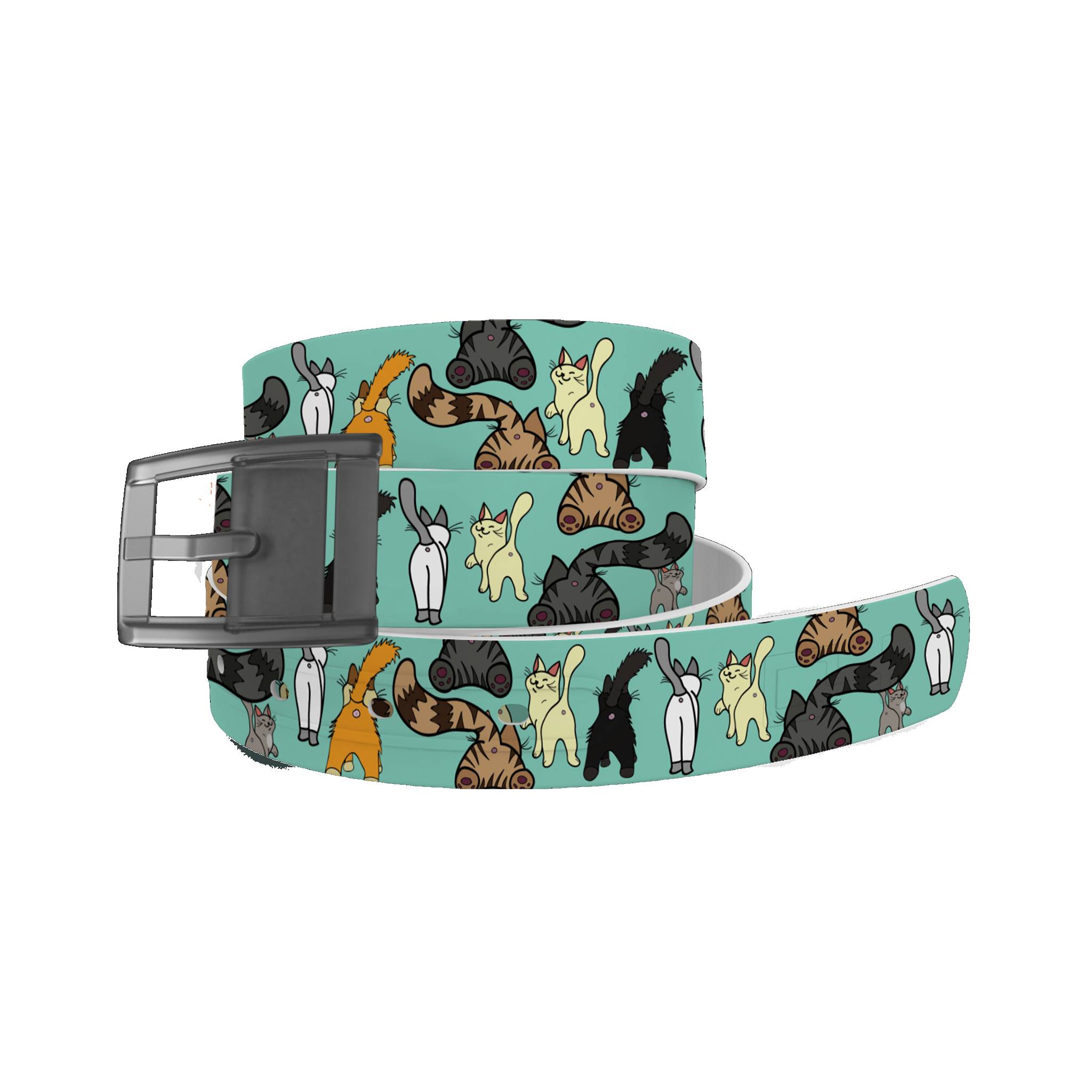 C4 Belt Cat Butts Belt with Grey Buckle