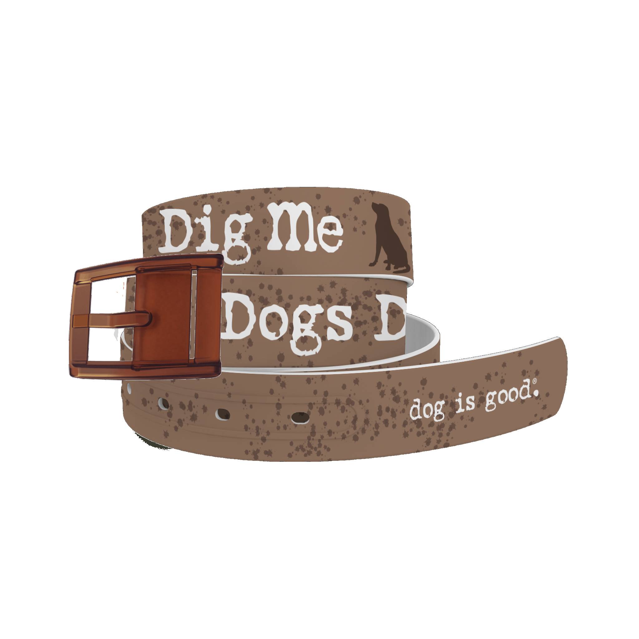 4-119158 C4 Belt DIG Dogs Dig Me Belt with Khaki Buckle Com sku 4-119158