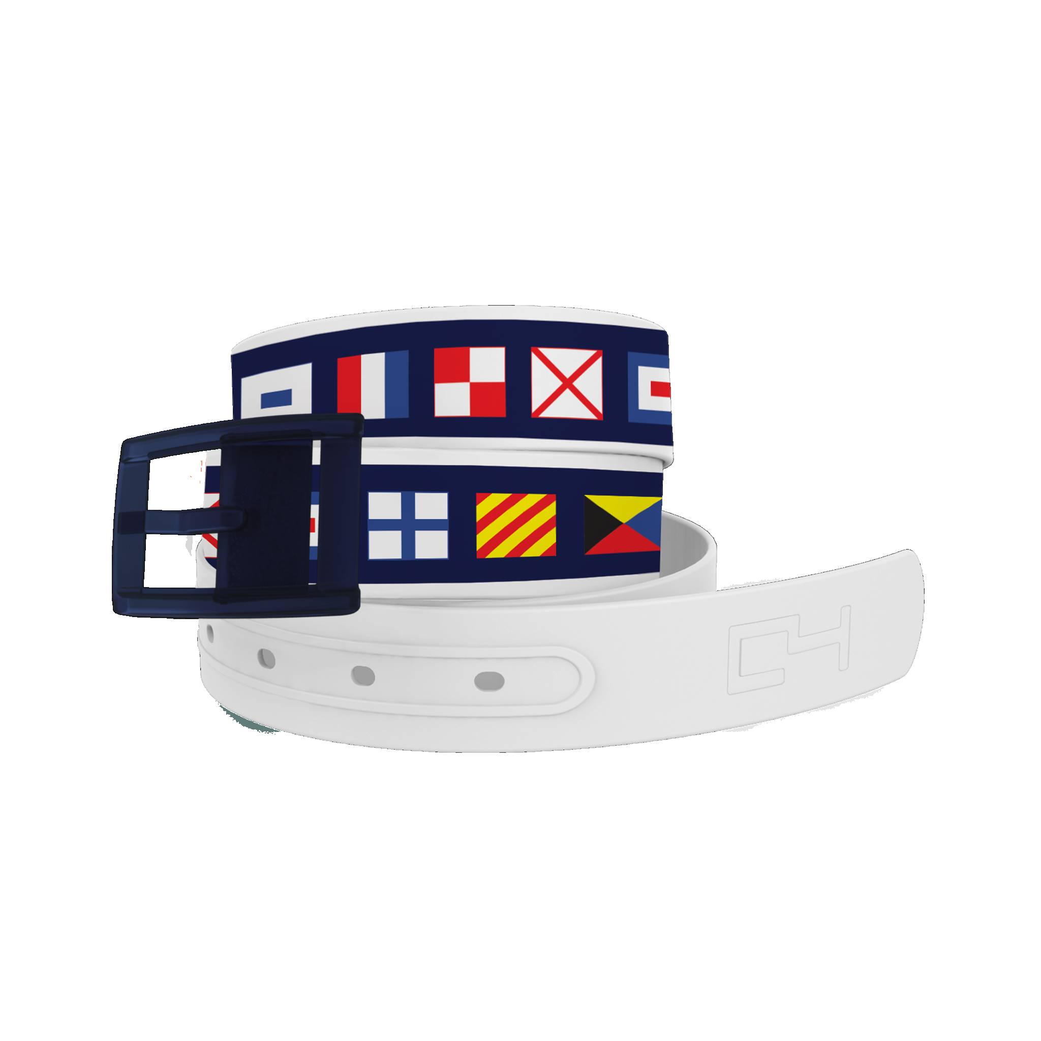 4-119194 C4 Belt Nautical Belt with Navy Buckle Combo sku 4-119194