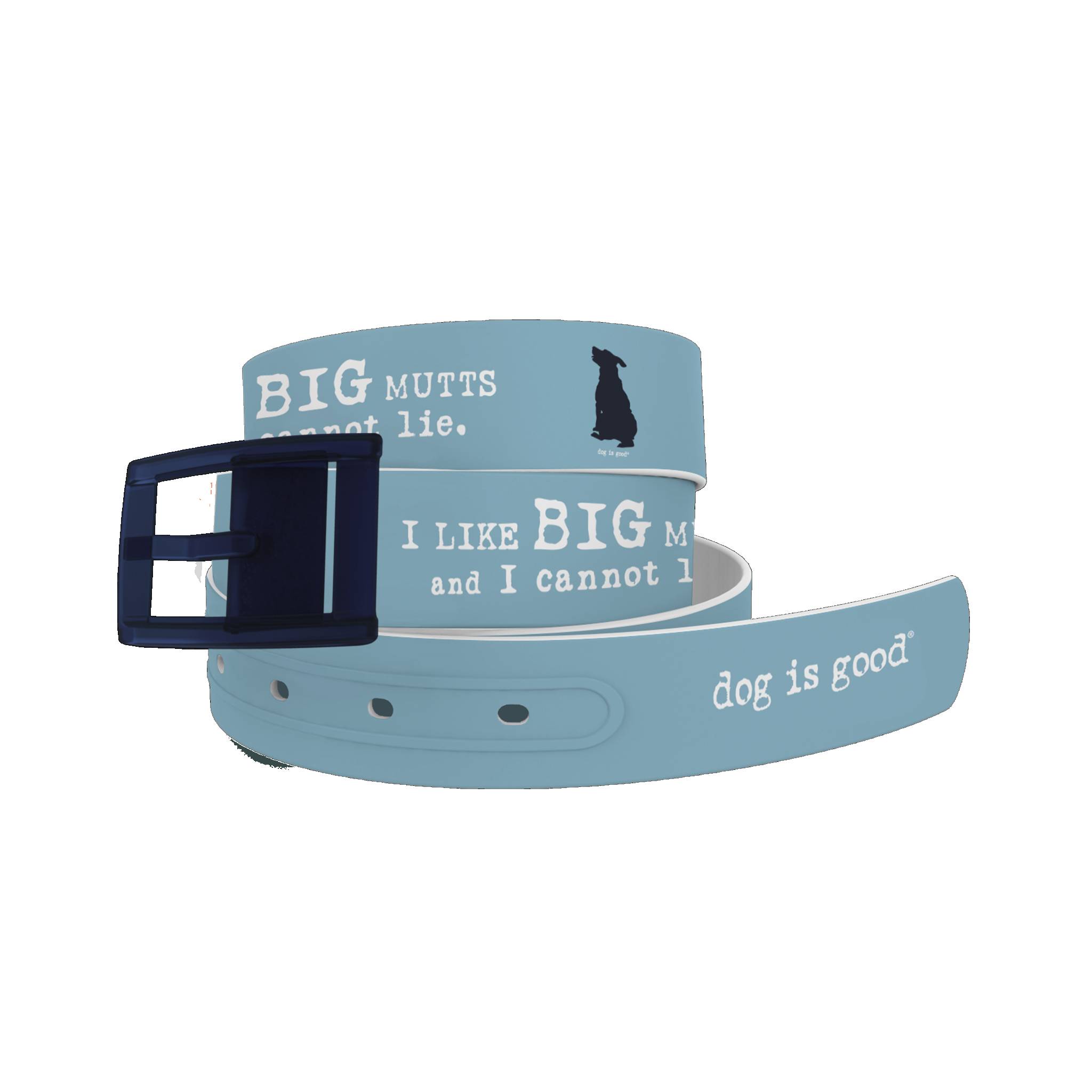 C4 Belt DIG I Like Big Mutts Belt with Navy Buckle Combo