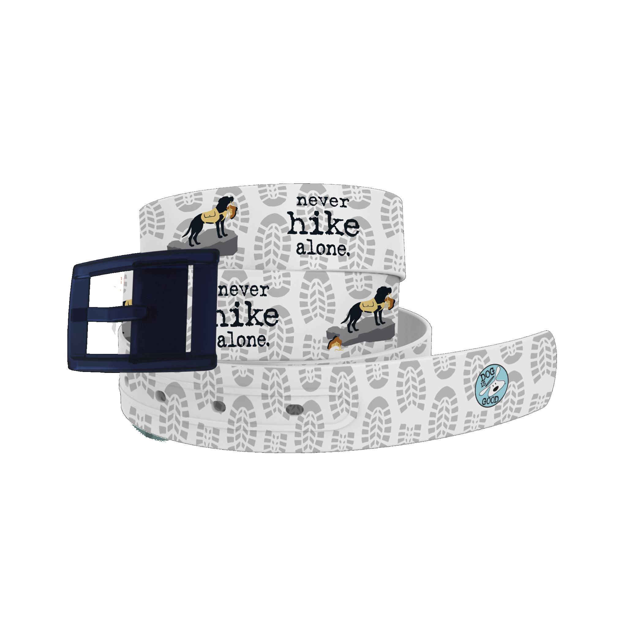 C4 Belt DIG Never Hike Alone Belt with Navy Buckle Combo